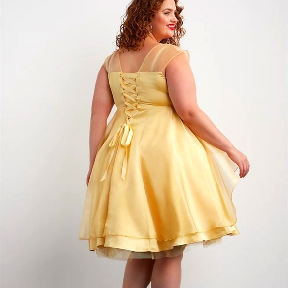 ❤️NWT VINTAGE TORRID PREMIUM PRINCESS BELLE BEAUTY AND THE BEAST COSPLAY DRESS - Picture 7 of 12